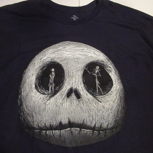 New Nightmare Before Christmas Jack Sally Eyes Skull T Shirt Medium or XL NMB4X - Picture 10 of 10